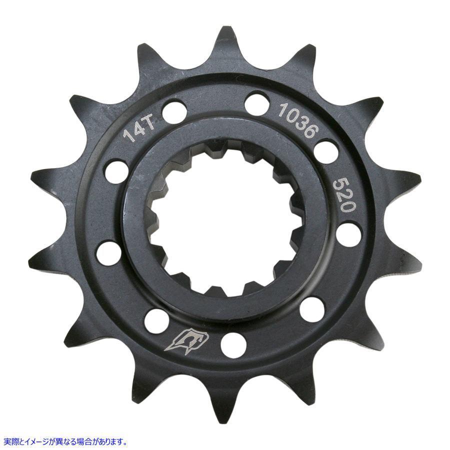 【並行輸入品】 ドリブンレーシング カウンターシャフトスプロケット - 14歯 1036-520-14T 12120851 DRIVEN RACING SPROCKET FRT 520 14T #DRAG