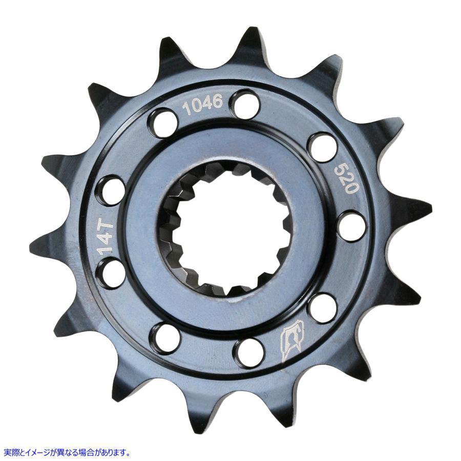【並行輸入品】 ドリブンレーシング カウンターシャフトスプロケット - 14歯 1046-520-14T 12120859 DRIVEN RACING SPROCKET FRT 520 14T #DRAG
