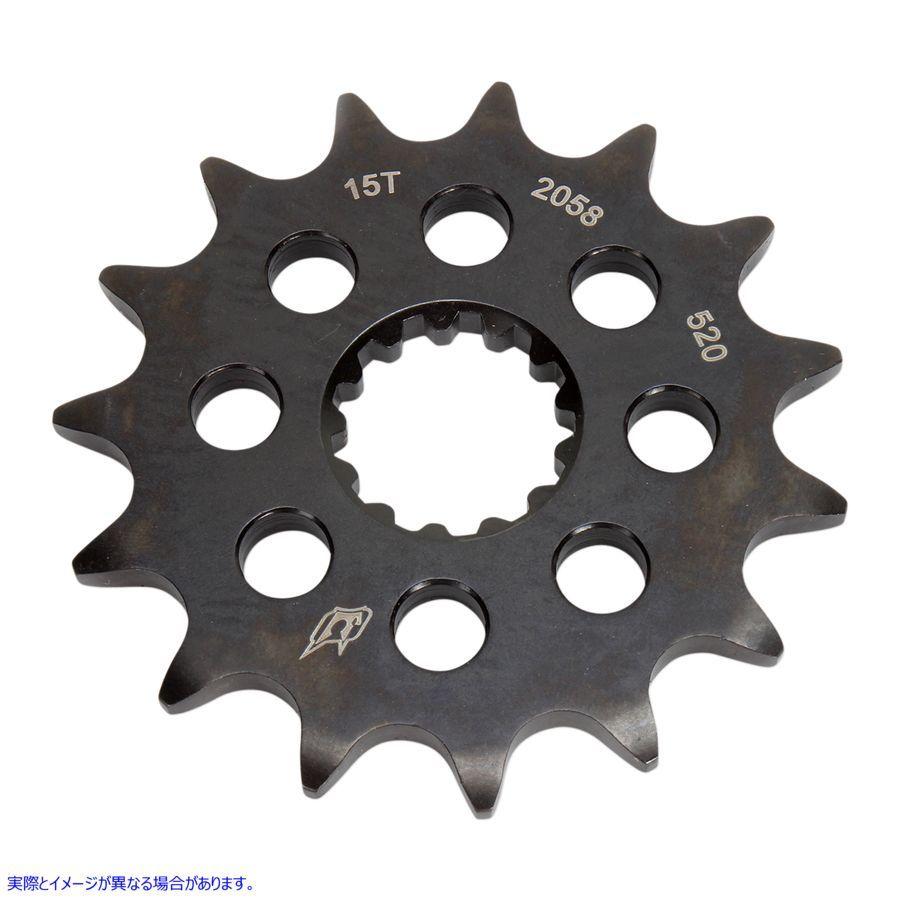 【並行輸入品】 ドリブンレーシング カウンターシャフトスプロケット - 15歯 2058-520-15T 12120910 DRIVEN RACING SPROCKET FRT 520 15T #DRAG