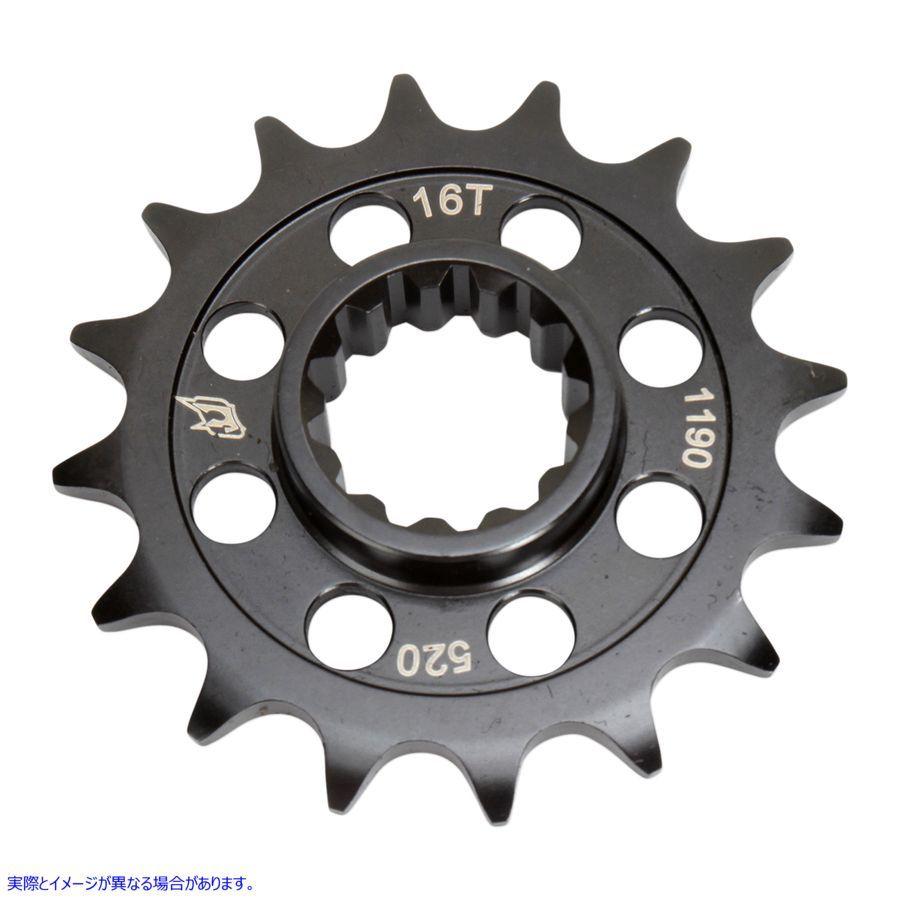 【並行輸入品】 ドリブンレーシング カウンターシャフトスプロケット - 16歯 1190-520-16T 12120917 DRIVEN RACING SPROCKET FRT 520 16T #DRAG