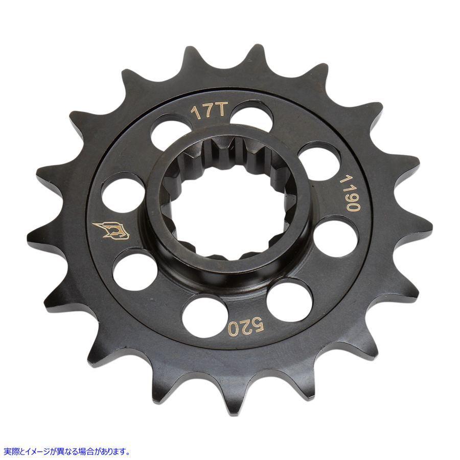【並行輸入品】 ドリブンレーシング カウンターシャフトスプロケット - 17歯 1190-520-17T 12120918 DRIVEN RACING SPROCKET FRT 520 17T #DRAG