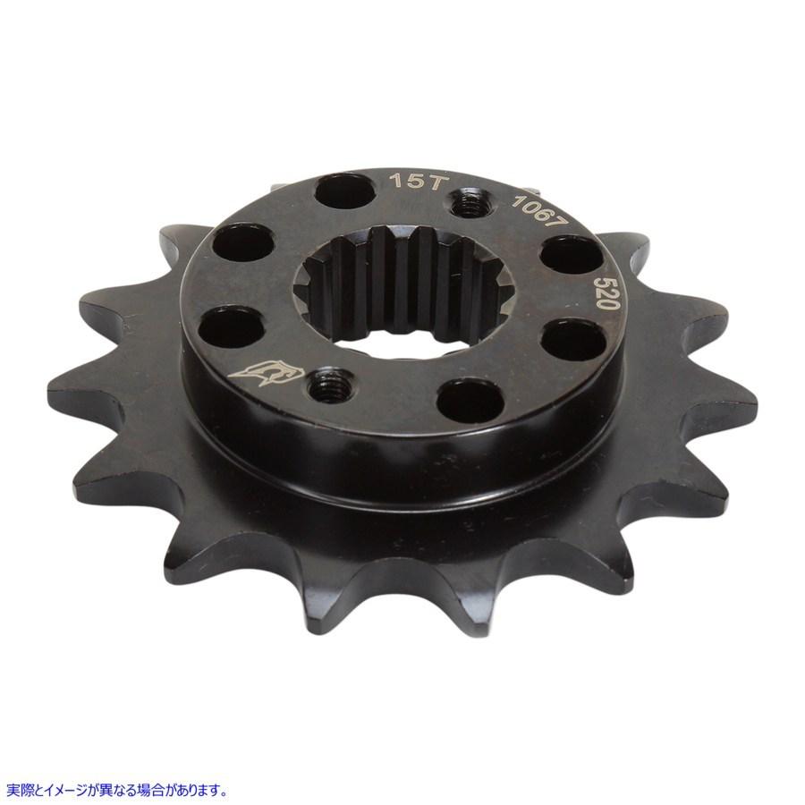 【並行輸入品】 ドリブンレーシング カウンターシャフトスプロケット - 15歯 1067-520-15T 12120922 DRIVEN RACING SPROCKET FRT 520 15T #DRAG
