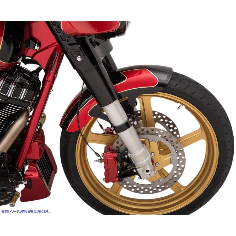 【並行輸入品】 アレンネス プロショートフロントフェンダー - 21インチ 06-732 14010679 ARLEN NESS FENDER 21" PRO FLHT #DRAG_1