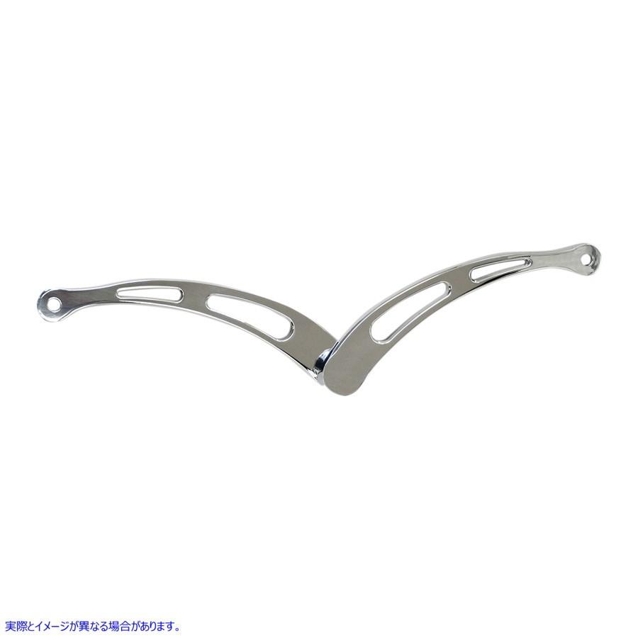 【並行輸入品】 アキュトロニクス ヒール/トゥシフター - スロット付き - クローム FLHT-SC 16020976 ACCUTRONIX SHIFTER HEEL/TOE SLOT CHR #DRAG