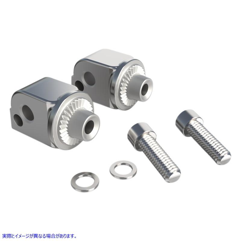 並行輸入品】 フットレストアダプター - クローム シロ CIRO CIRO