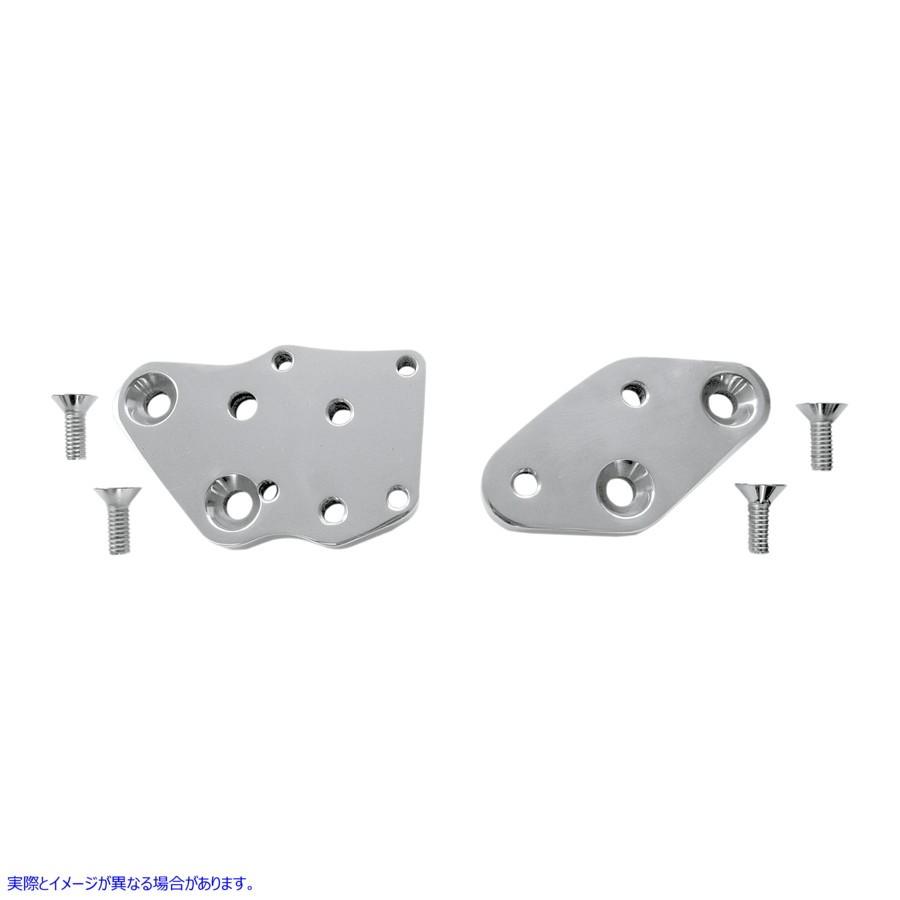 【並行輸入品】 アキュトロニクス キックバックプレート - クローム - FXST FCKB103-C 16220242 ACCUTRONIX KICK BACK PLATE FXST CHR #DRAG
