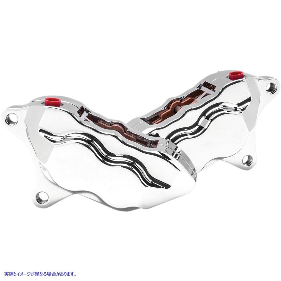 取寄せ 4および6ピストンブレーキキャリパー ホグ ハルターズ HAWG HALTERS CALIPERS 4P DUAL FT CHR FKDDCC5018 #DRAG #17010587