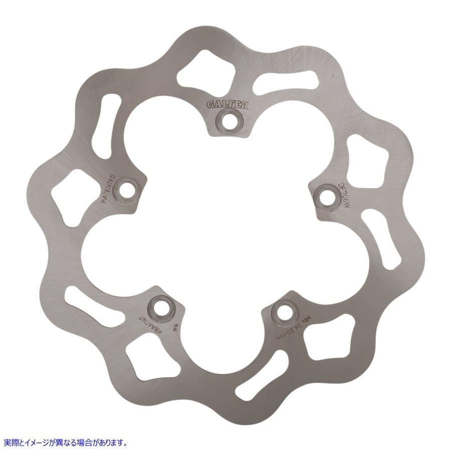 【並行輸入品】 ガル毛革 リアローター - DF706W DF706W 17103861 GALFER BRAKE ROTOR DF706W #DRAG