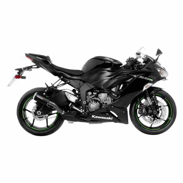 並行輸入品】 レオビンチ ZX-6R ブラック LV-10 マフラー 15233BU