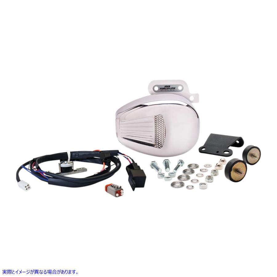 【並行輸入品】 ジムズ フォースフロー ヘッドクーラー - クローム - M-Eight 5469 19010758 JIMS COOLER FORCEFLOW M8 CHR #DRAG