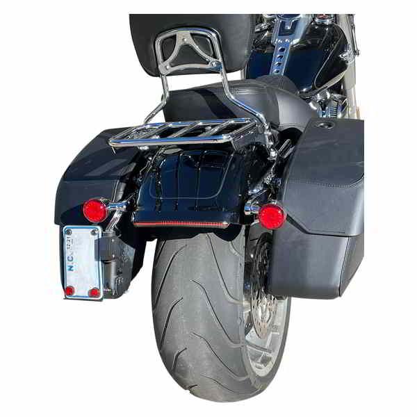 【並行輸入品】 カスタムダイナミクス ターンシグナル付きテールライト - 赤 CD-FATBOY-R 20101465 CUSTOM DYNAMICS TAILIGHT LED W/TSIGNAL RD #DRAG