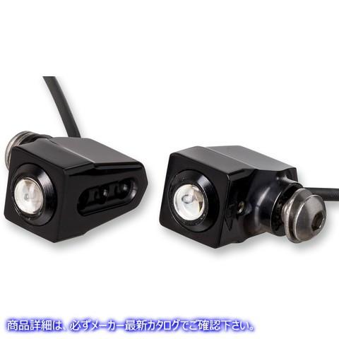 【並行輸入品】 ジョーカーマシーン サイドマウント LED ターンシグナル - ブラック/レッド 05-206-RB 20201424 JOKER MACHINE LED T-SIG SIDEMT RED #DRAG