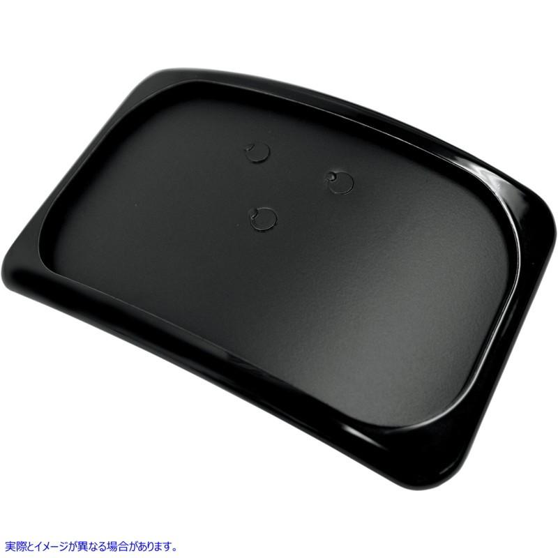 【互換品】 ドラッグスペシャリティーズ ナンバープレートマウント - 大きな半径 20300629 DRAG SPECIALTIES MOUNT LIC PLT RADUS WD BK #DRAG