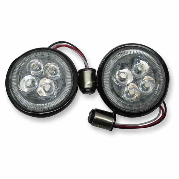 【並行輸入品】 シロ リアシグナルライトインサート - ブラック - レッドレンズ 45421 20402020 CIRO LIGHT FANG REAR BLACK #DRAG