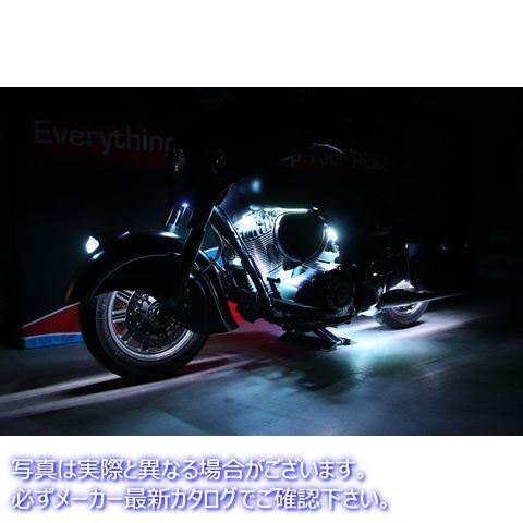 【並行輸入品】 カスタムダイナミクス ホイールライト - インディアン - ホワイト M2WK1-IND-WHITE 20402199 CUSTOM DYNAMICS LIGHT WHL IND FLEX2 WH #DRAG