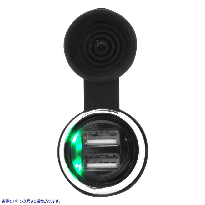 【並行輸入品】 コーソー・ノースアメリカ H-D用のUSBアダプター K0008000 21200843 KOSO NORTH AMERICA USB ADAPTER FOR H-D #DRAG