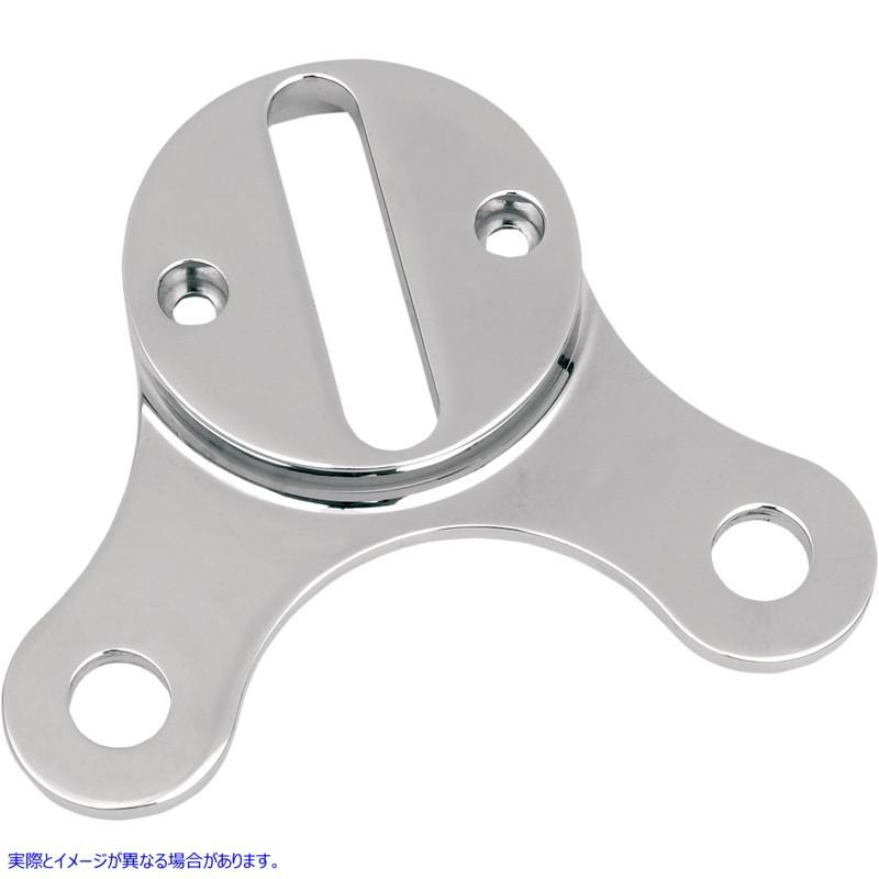 【取寄せ】 ドラッグスペシャリティーズ DRAG SPECIALTIES 22100059 Flat Mini Gauge Mount