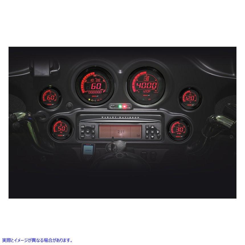 取寄せ コソ ノースアメリカ GAUGE SET HD-6 GAUGES BLK BA050903 #DRAG #22100403｜parts-depot