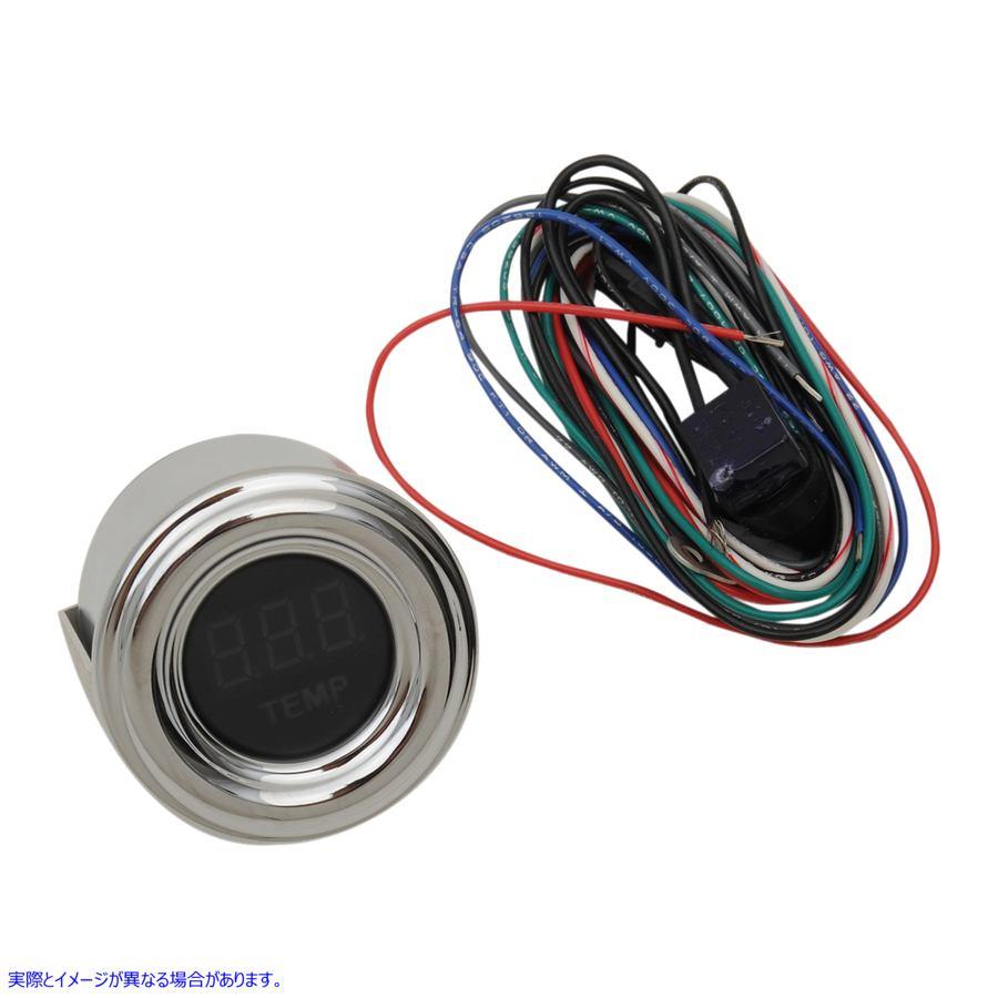 【並行輸入品】 ダコタデジタル 1-7/8 MPH 4000シリーズ オイル温度計 - 赤色表示 MCL-4073R 22120347 DAKOTA DIGITAL GAUGE RTR1-7/8 OIL TMP RD #DRAG