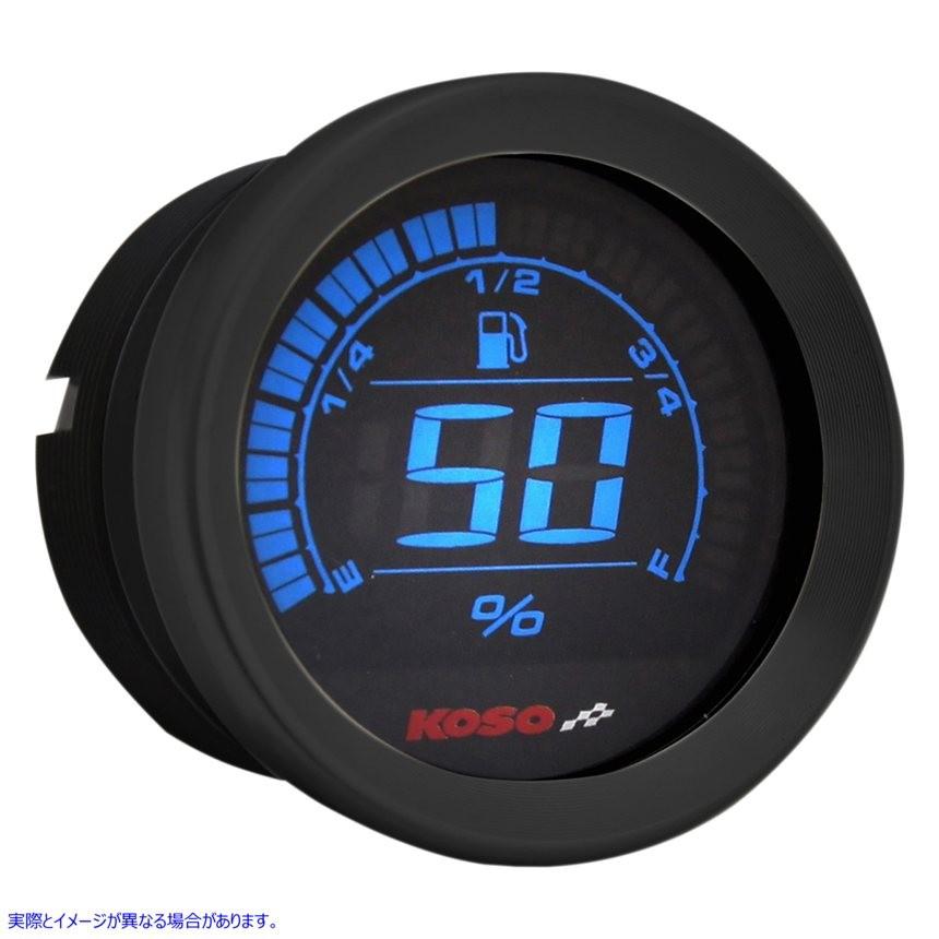 【並行輸入品】 コーソー・ノースアメリカ フューエルゲージHD 2 "BLK BA050210 22120602 KOSO NORTH AMERICA FUEL GAUGE HD 2" BLK #DRAG
