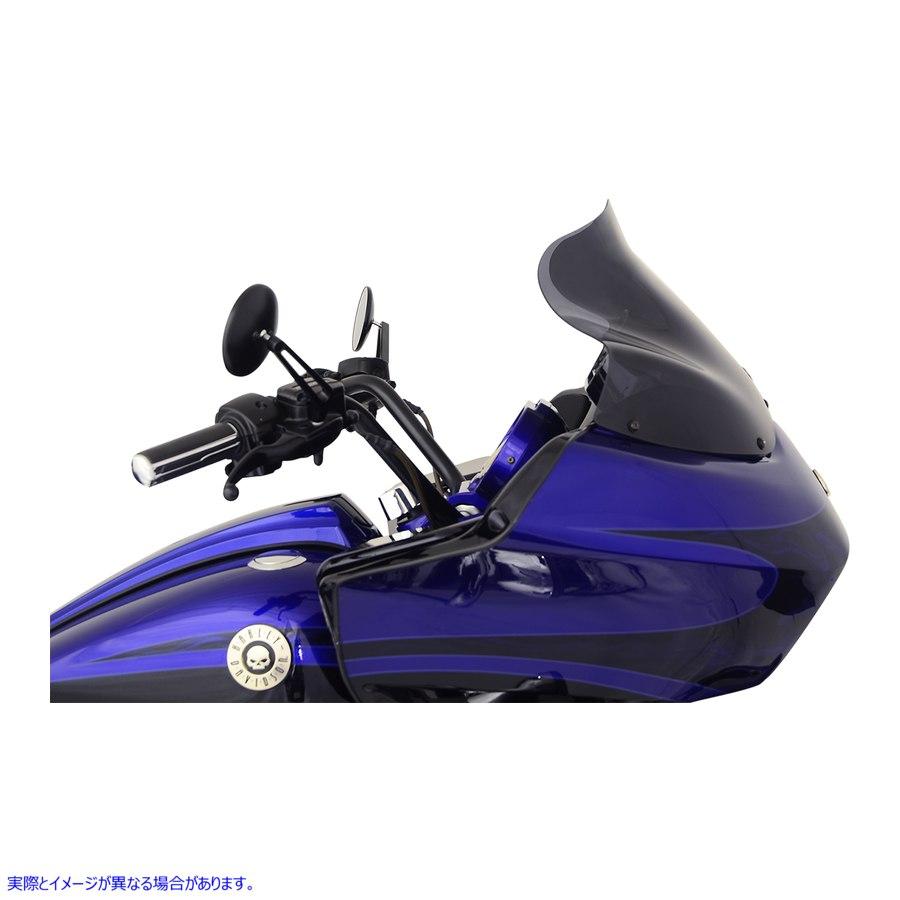 【並行輸入品】 クロックワークス Flare ウィンドシールド - 12インチ - ダークスモーク - 96-13 FLTR KWW-01-0232 23100358 KLOCK WERKS WSHLD 12 96 #DRAG_1