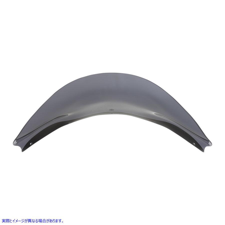 【並行輸入品】 クロックワークス Flare ウィンドシールド - 14インチ - ダークスモーク - FLTR KWW-01-0257 23100482 KLOCK WERKS WINDSHIELD FLRE14 #DRAG_2