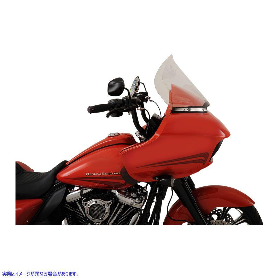 【並行輸入品】 クロックワークス Flare ウィンドシールド - 15インチ - クリア - FLTR KWW-01-0313 23100568 KLOCK WERKS WINDSHIELD FLR FLTR 15\"CL #DRAGの画像