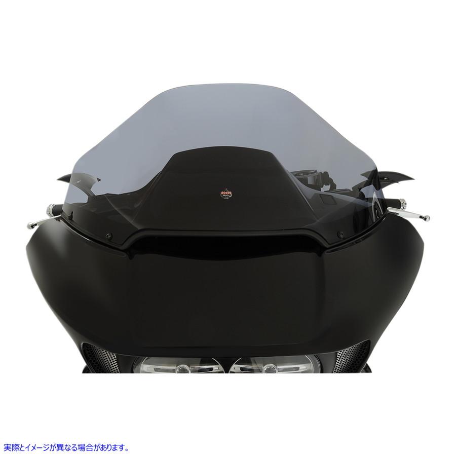 【並行輸入品】 クロックワークス スポーツフレア ウィンドシールド - 14インチ - ダークスモーク - FLTR KWW-01-0317 23100570 KLOCK WERKS WINDSHIE #DRAG_2