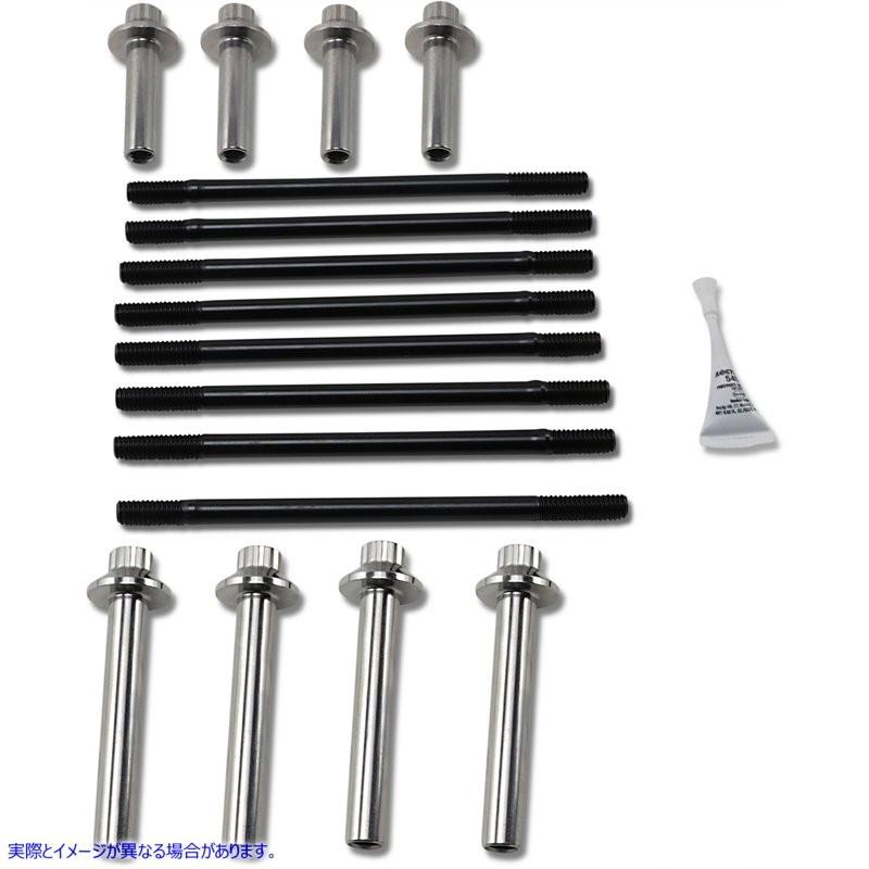 【並行輸入品】 フューリング・パーツ スタッドキット、エボリューションシリンダー 3025 24010129 FEULING PARTS STUD KIT,EVO CYLINDER #DRAG