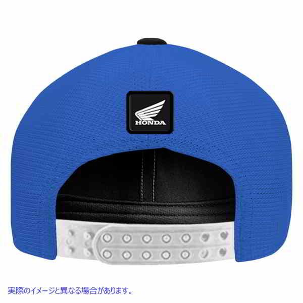 取寄せ ホンダHRCハット ホンダアパレル Youth Honda HRC Hat Black/Royal Blue NP21A