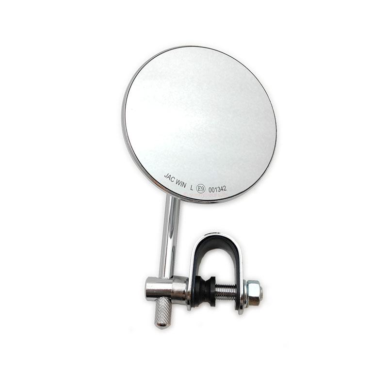 サイドミラー クローム ラウンド 22.2mm クランプ ビンテージ 左右