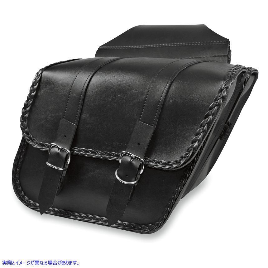 【並行輸入品】 ウィリーアンドマックス サドルバッグスラント編組 58707-20 35010144 WILLIE & MAX LUGGAGE SADDLEBAG SLANT BRAIDED #DRAG