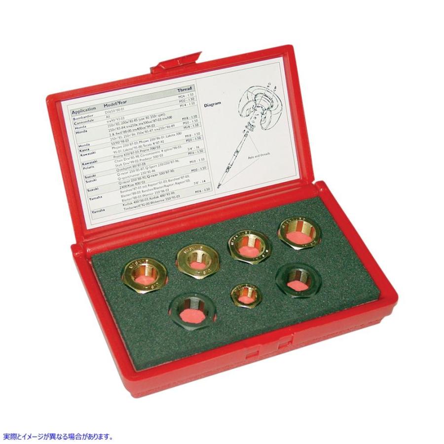 【並行輸入品】 ラングツールズ アクスルスレッドレストアラーKt 801 38500163 LANG TOOLS AXLE THREAD RESTORER KT #DRAG