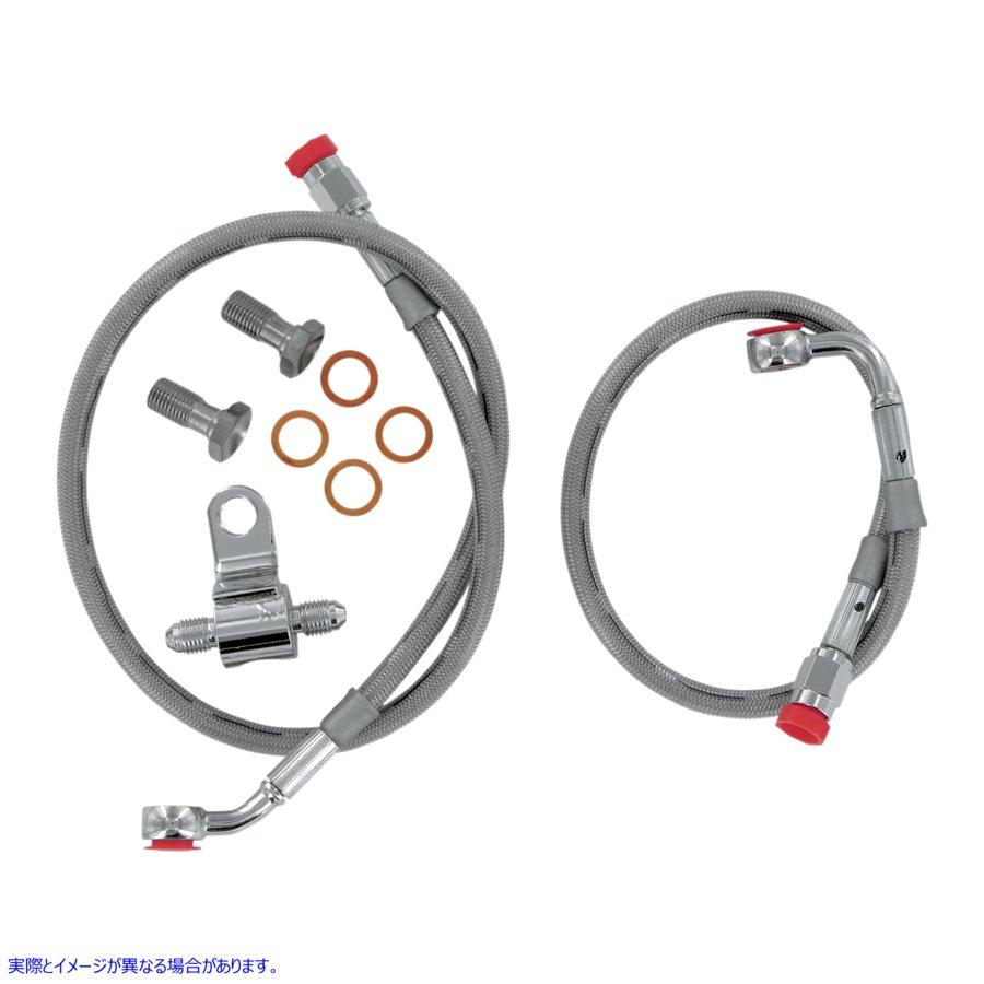【並行輸入品】 グッドリッジ ブレーキラインキット - ツーリング HD9231A GOODRIDGE LINE RR BRK SS 92-96FLT #DRAG