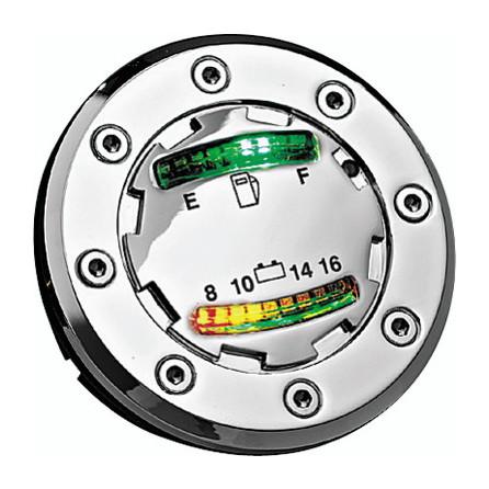 並行輸入品】 クリアキン Informer LED 燃料 & バッテリー ゲージ 