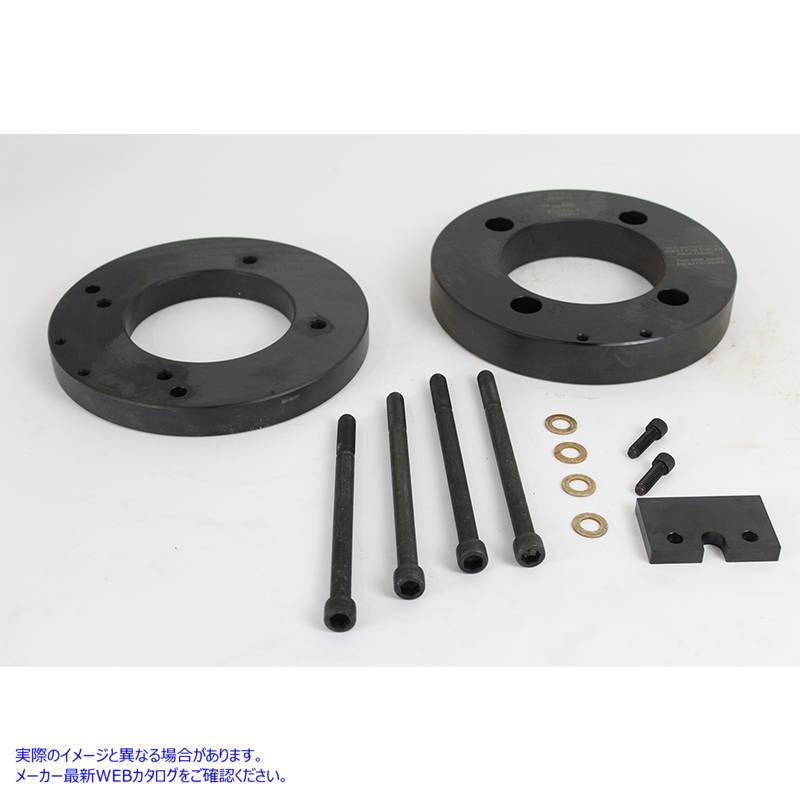 【並行輸入品】 16-1201 Jims M8 シリンダートルクプレートキット 取寄せ Vツイン Jims M8 Cylinder Torque Plate Kit (検索用／の画像