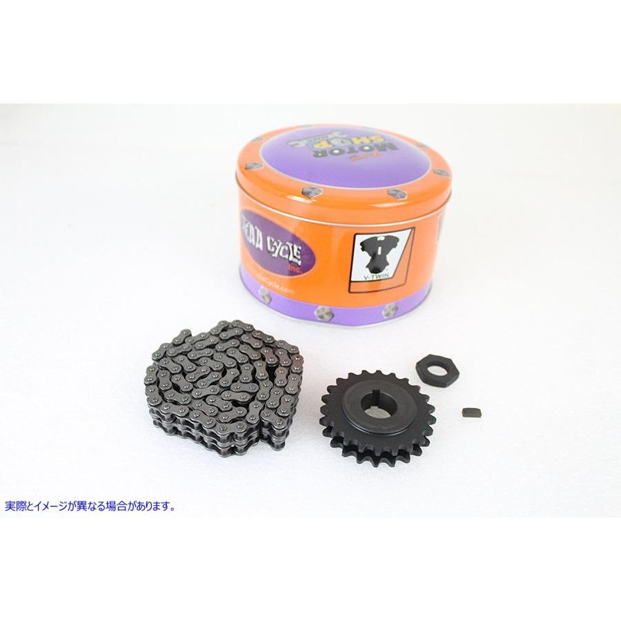 【互換品】 19-0359 45 インチ G スプロケットとチェーンキット 22 歯 取寄せ Vツイン 45 inch G Sprocket and Chain Kit 22 Too_2