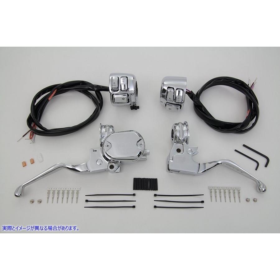 取寄せ Handlebar 参考品番 Control アメリカ Kit With Switches Chrome V Twin V Twin 品番 22 1524 参考品番 ｖツイン アメリカ Usa Ted22 1524 ハーレーパーツデポ Parts Depot