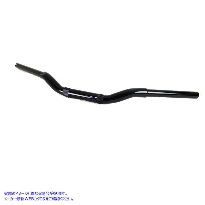 【互換品】 25-0892 2 インチ ドラッグ ハンドルバー インデントなし ブラック 取寄せ Vツイン 2 inch Drag Handlebar without Iの画像