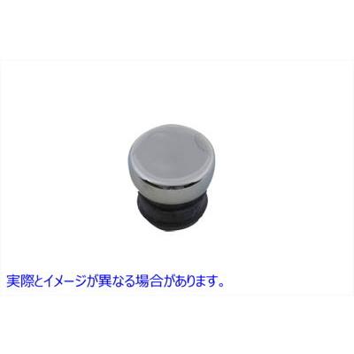 28-0219 クロームキャップ付きオイルタンクプラグ 取寄せ Vツイン Oil Tank Plug with Chrome Cap (検索用／｜parts-depot