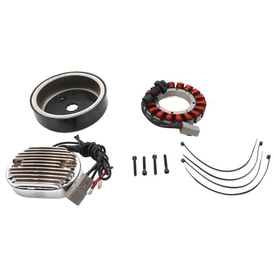 【取り替えっこ品】 32-5355 取寄せ Vツイン Ultima Alternator Charging Kit 38 AMP (探し回る用／