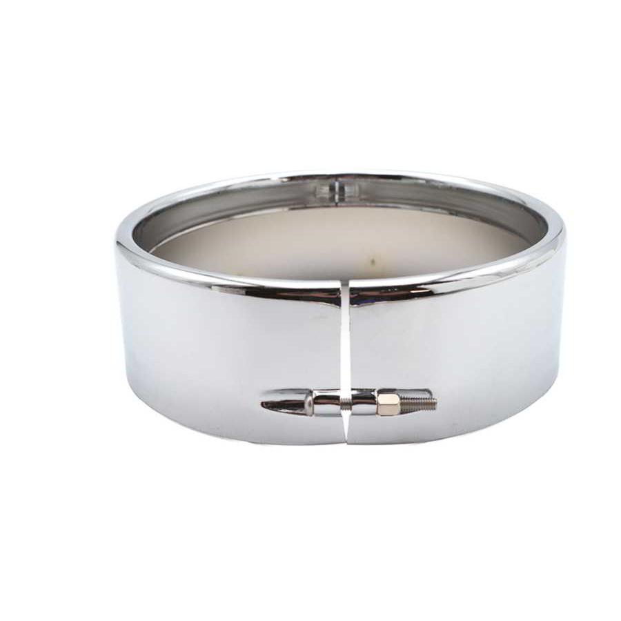 【互換品】 33-0545 5-3/4 インチ ヘッドランプ クローム フレンチ トリム リング 取寄せ Vツイン 5-3/4 inch Headlamp Chrome F_1
