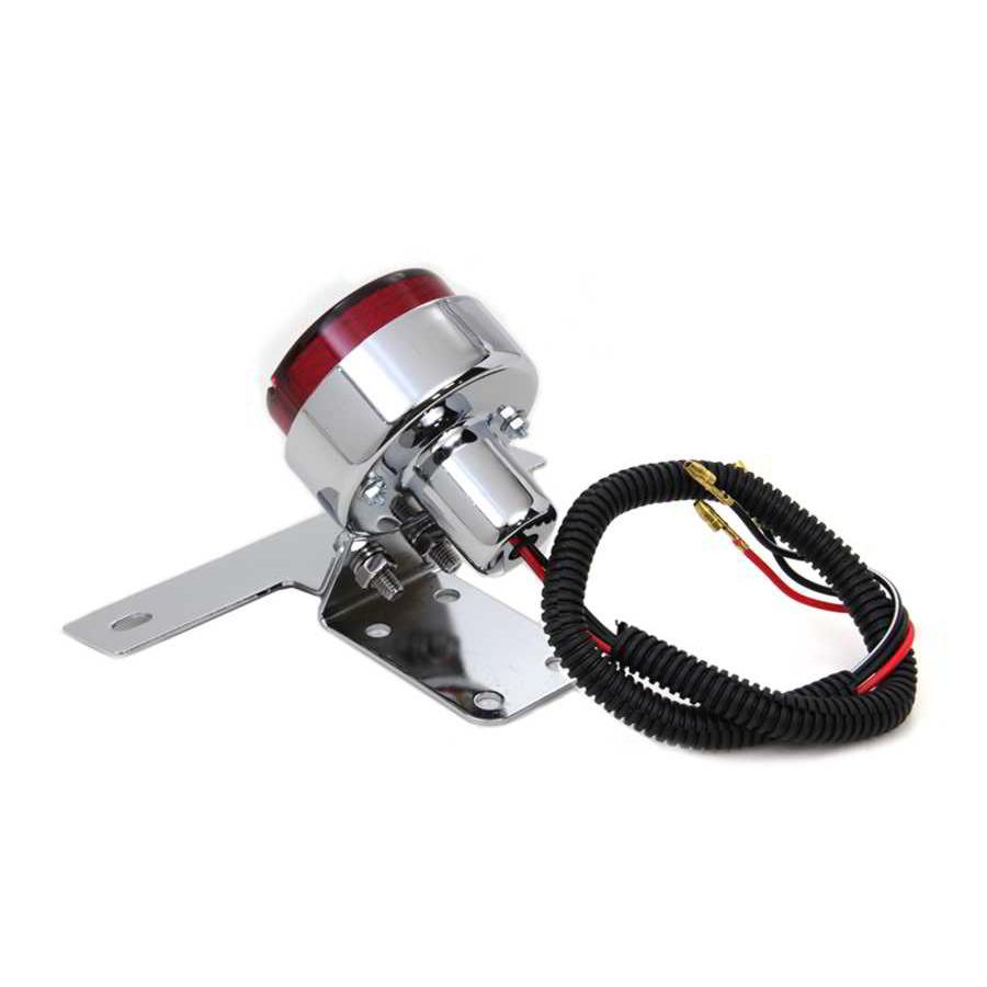 【互換品】 33-1096 クロームユニバーサルテールランプ 取寄せ Vツイン Chrome Universal Tail Lamp (検索用／_1