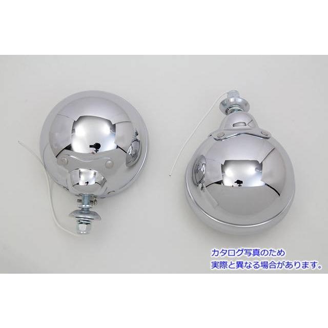 【互換品】 33-1513 クローム FL スポットランプ セット 取寄せ Vツイン Chrome FL Spotlamp Set (検索用／_2