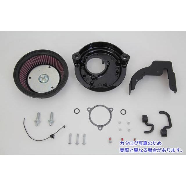 【互換品】 34-1466 パフォーマンスラウンドハイフローエアクリーナーキット 取寄せ Vツイン Performance Round High Flow Air Cの画像