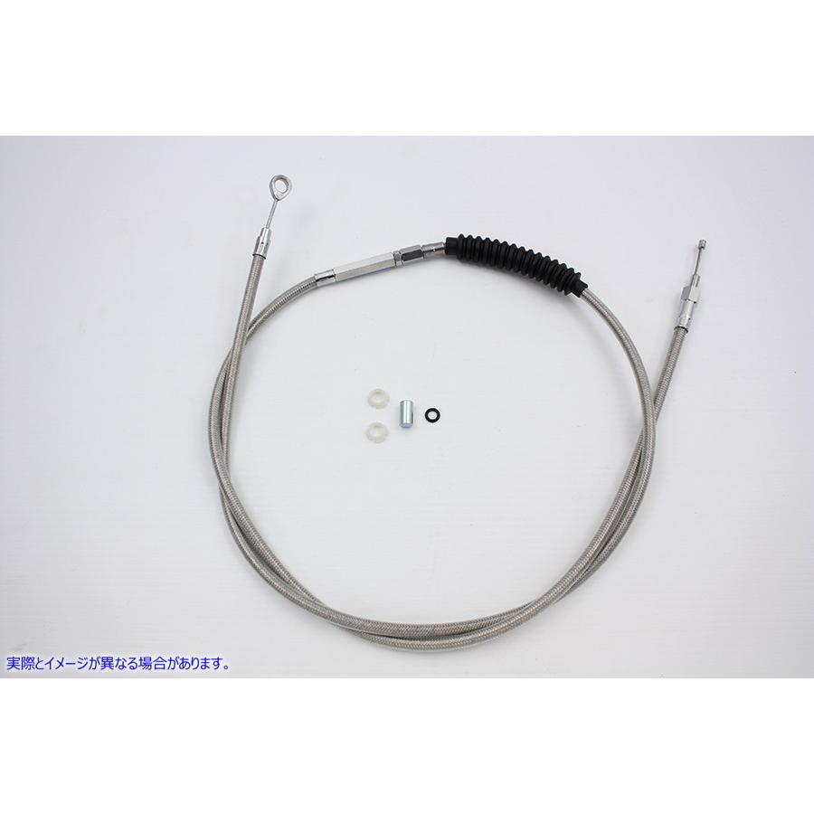 互換品】 36-0561 72.69インチ編組ステンレススチールクラッチケーブル