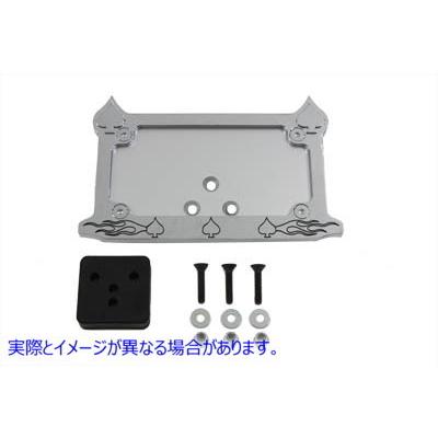 42-0986 ナンバー プレート フレーム スペード スタイル