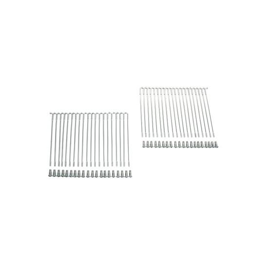 450409 ポリッシュステンレススチール 16 インチ スポーク セット 取寄せ Vツイン Polished Stainless