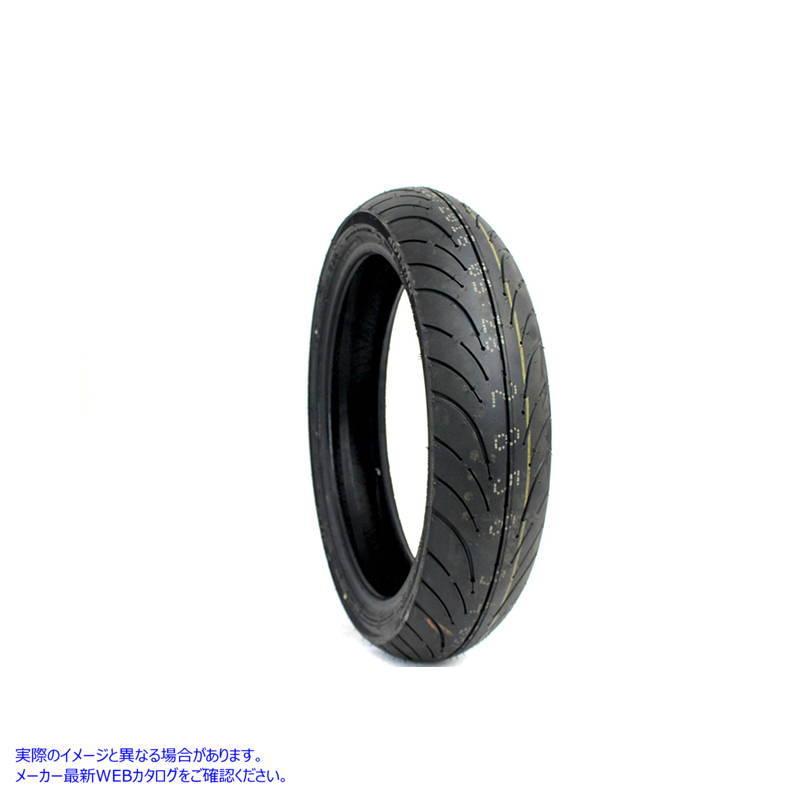 【並行輸入品】 46-0591 フロント ダンロップ エリート 4 130/70R18 ブラックウォール タイヤ 取寄せ Vツイン Front Dunlop Elitの画像