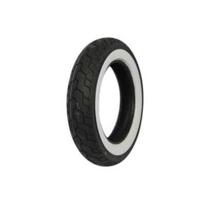 【並行輸入品】 46-0624 ダンロップ D402 リアタイヤ MU85B X 16 インチ幅 ホワイトオール 取寄せ Vツイン Dunlop 3019-23 Dunlo
